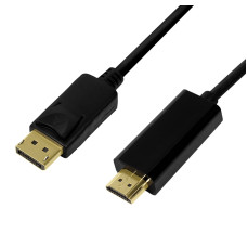 LogiLink DisplayPort 1.2 --> HDMI 2.00m 4K/30 HZ